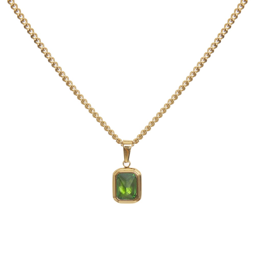 Emerald Stone Necklace