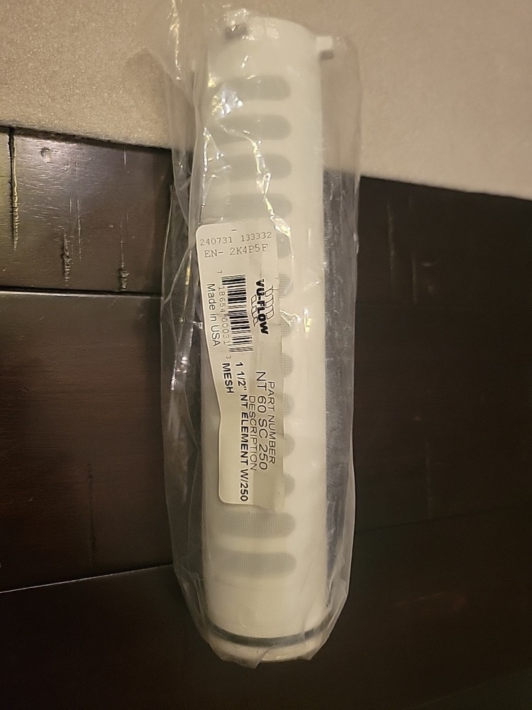 Vu-Flow NT 60 SC 250, 1  1/2" NT Element W/250 Mesh