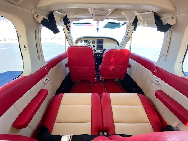 Cessna 177 Cardinal complete custom leather interior