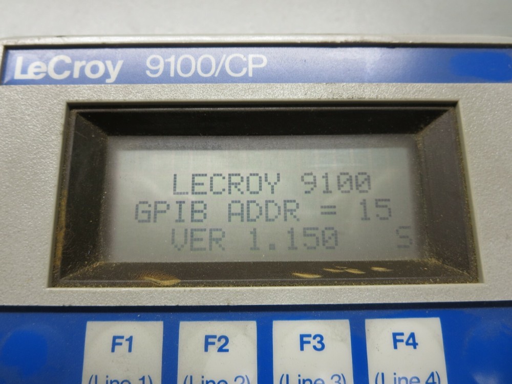 LeCroy, 9100 & 9100CP, Arbitrary Function Generator & Keypad, Unit Powers On
