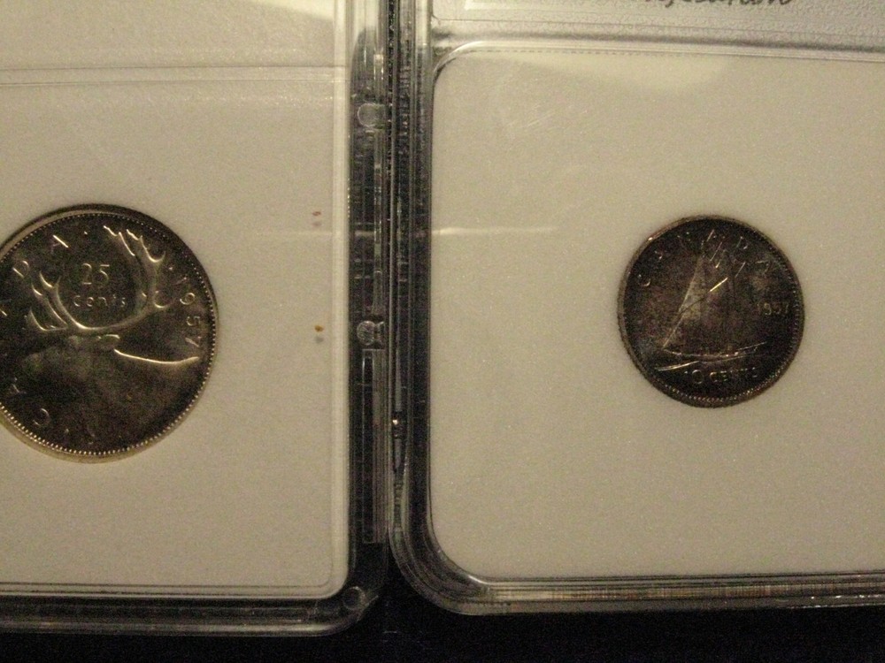 1957 Canada coin set