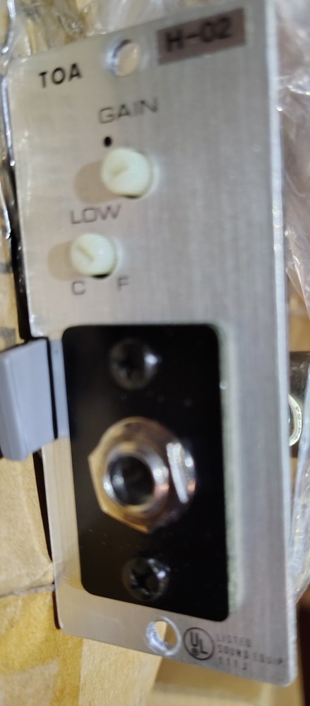 TOA Electronics H-02 P Microphone Preamplifier Module