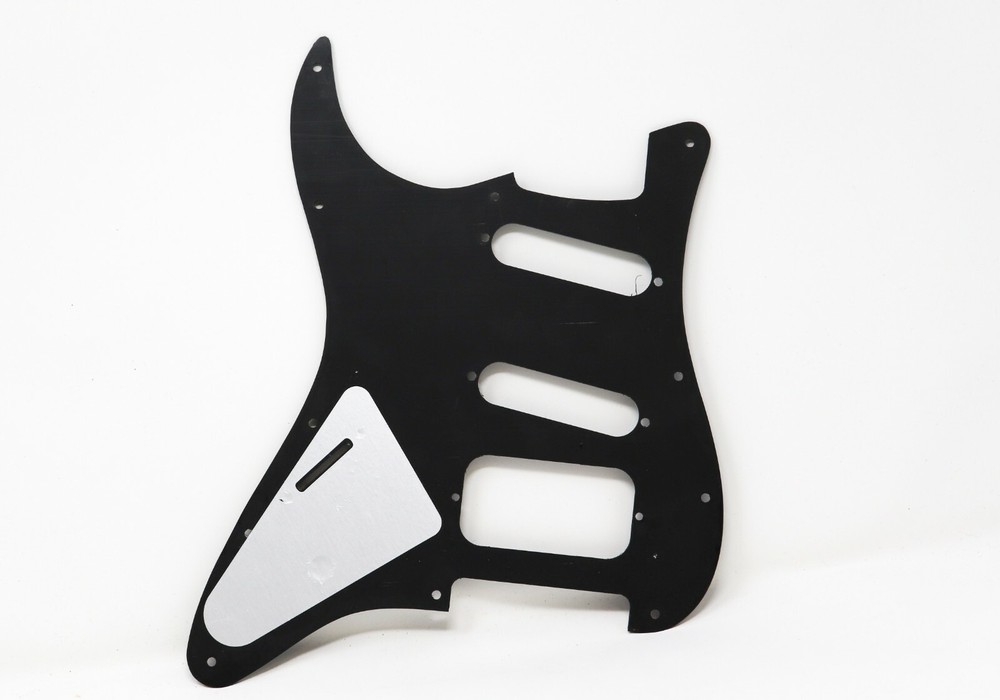 Jake E Lee Style Black Pickguard for S-Style Guitar SSH