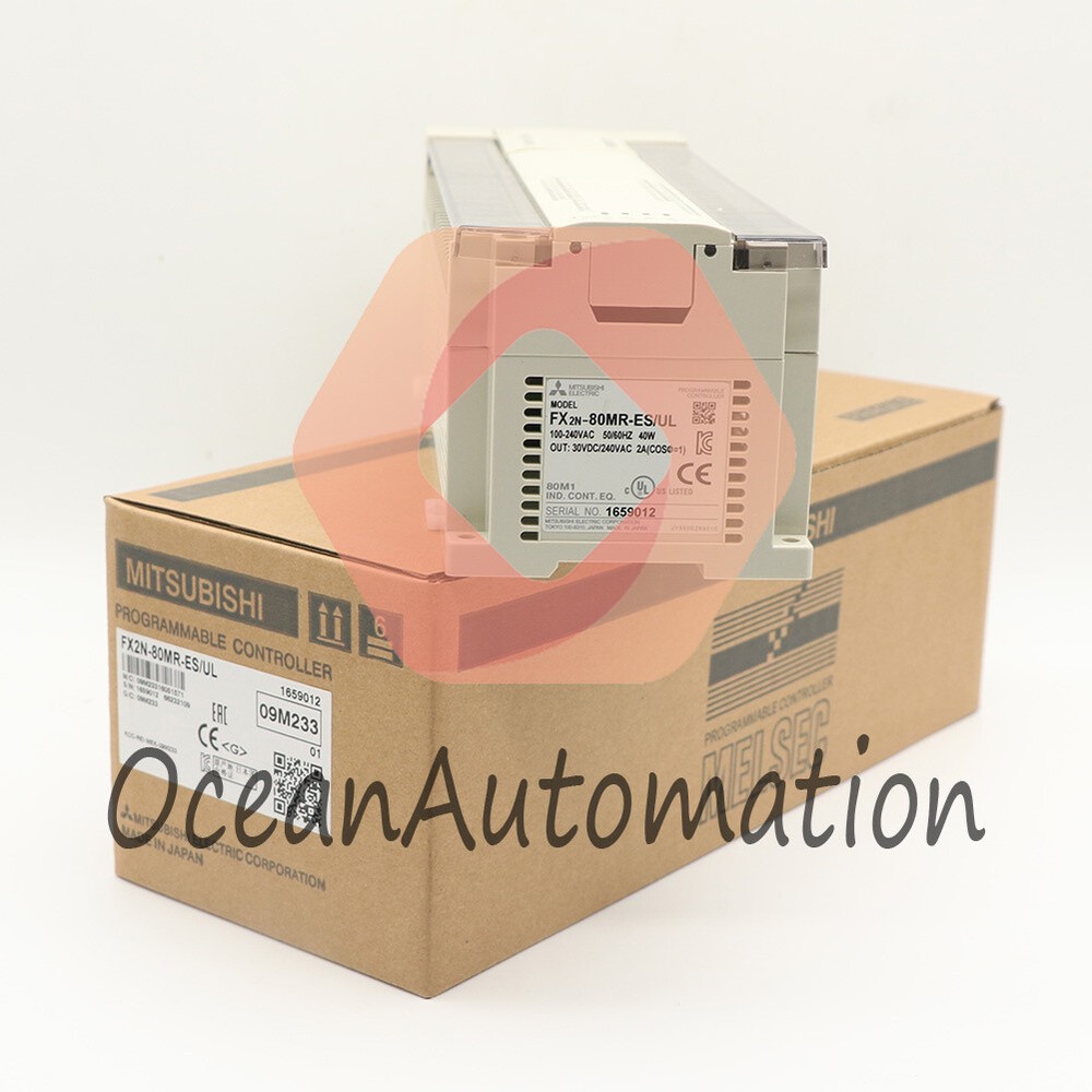 1PCS NEW MITSUBISHI PLC Programmable Controller FX2N-80MR-ES/UL