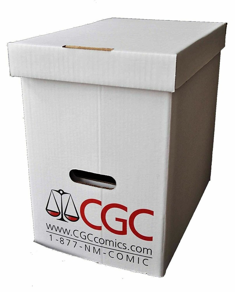 5 E. Gerber CGC Comic Book Boxes + 150 E. Gerber Mylites2 4 CGC/CBCS Slabs 914M2