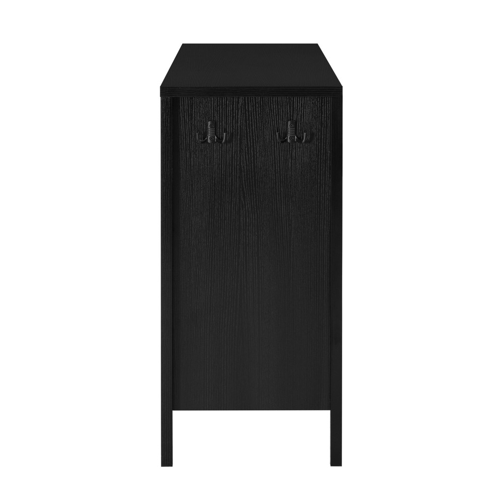 U_STYLE 55.1''Storage Sideboard with 4-Doors,Multi Functional Buffet with Open