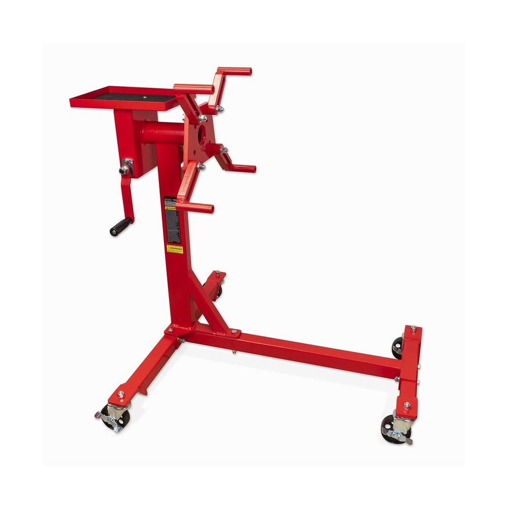 Jackco Professional 1000 lb. Capacity Rotating Engine Stand with Tool Tray, S...