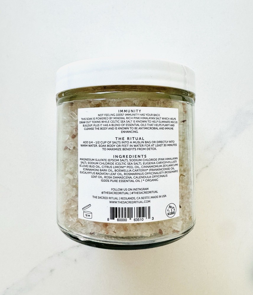 The Sacred Ritual Release Bath Salts