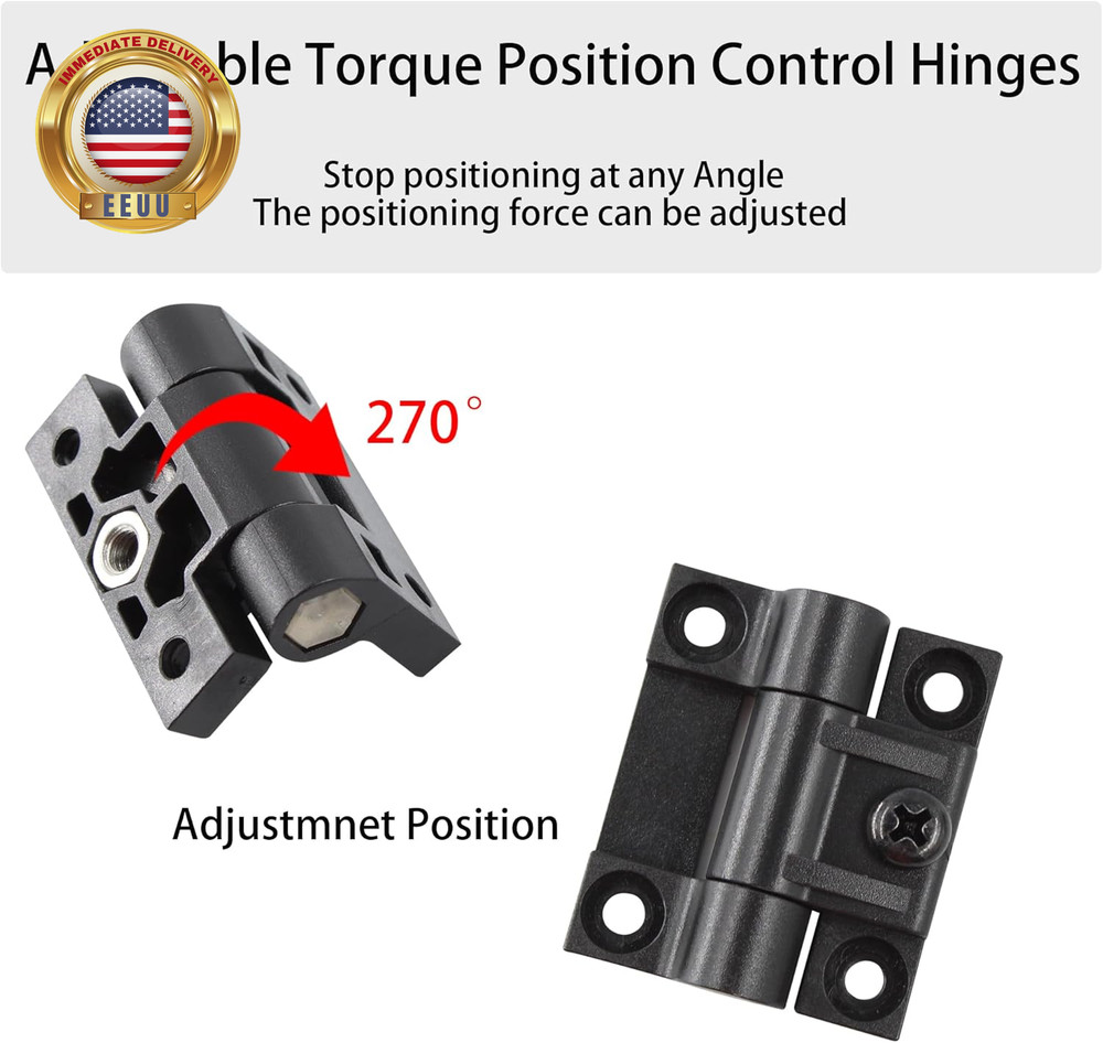 43Mmx36Mm Adjustable Torque Position Control Hinges, Adjustable Plastic Cabinet