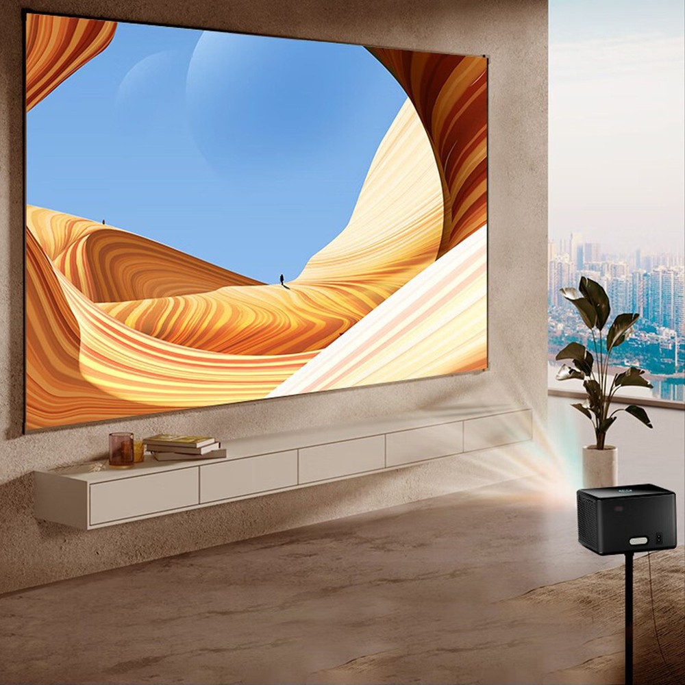 🚀4K Projector Smart Android Projector Smart Voice Dual Frequency HD Projector