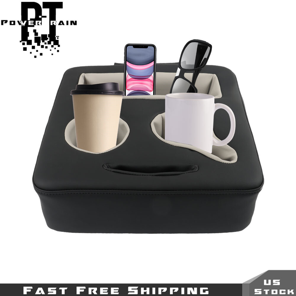 For Drinks/Remote Control Couch and Bed Cup Holder Pillow&Sofa Refreshment Tray