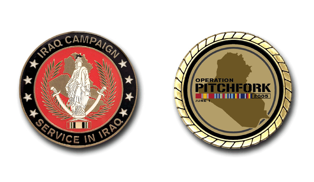 Operation Pitchfork Iraq Challenge Coin