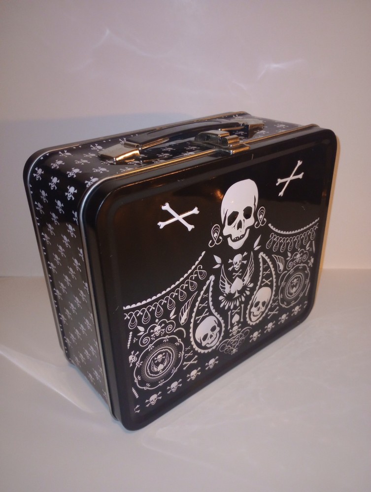 Loungefly Skulls Metal Lunch Box