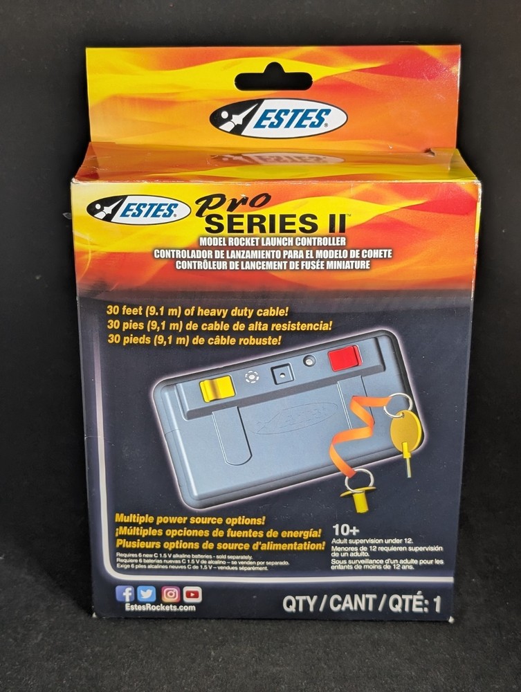 Estes 2240 Pro Series II Launch Controller for Launching Cluster Engine Rockets