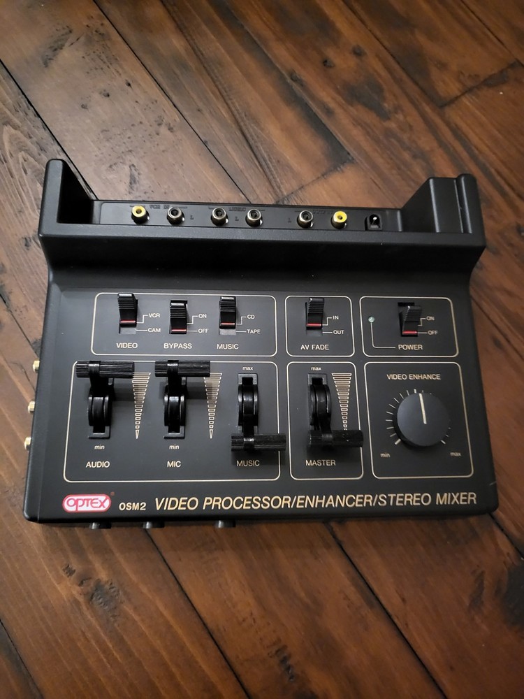 Vintage OPTEX OSM2 Video Processor Enhancer Fully Functional