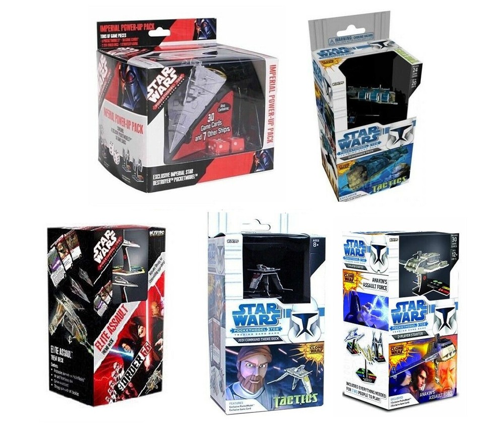 5 Star Wars Pocketmodel Game Scavenger Pack Theme Deck Jedi Command Order 66 NEW