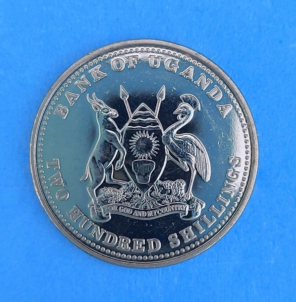UGANDA 200 SHILLINGS 2019 ⭐ KM# 68a