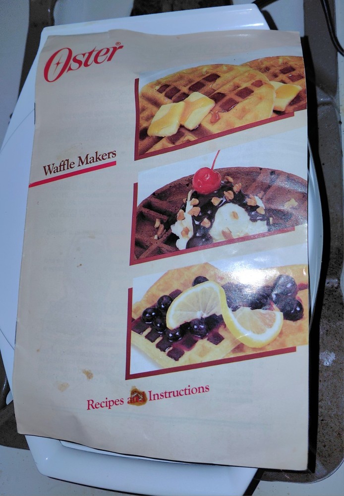 Vintage Oster Belgian Waffle Maker Tested