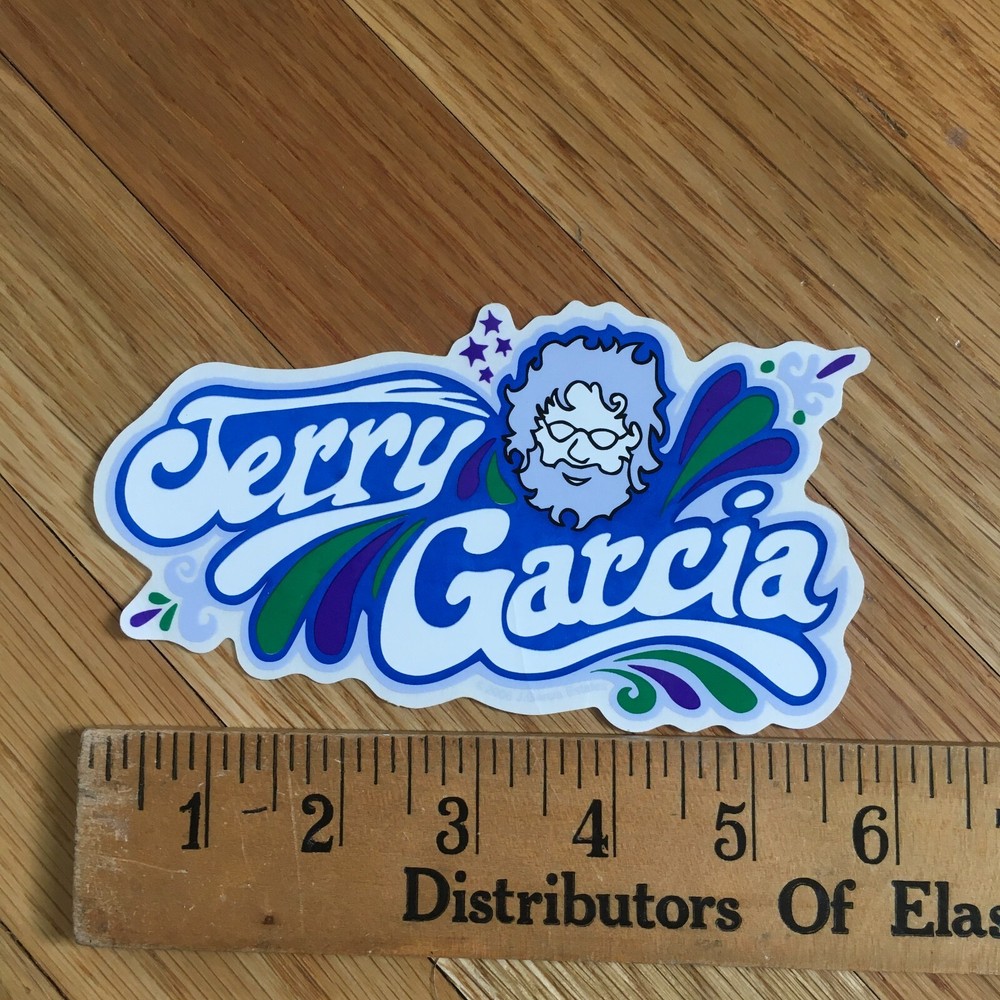 Jerry Garcia Sticker 6" JGB Grateful Dead Deadhead