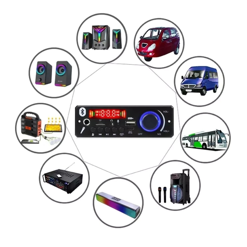 160W Amplifier Audio Decoder Lossless Music Decoding MP3/ USB/ TF/ FM/ Bluetooth