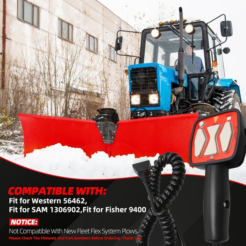 For WESTERN 56462 STRAIGHT PLOW 6 PIN PROGRAMMABLE HANDHELD CONTROLLER