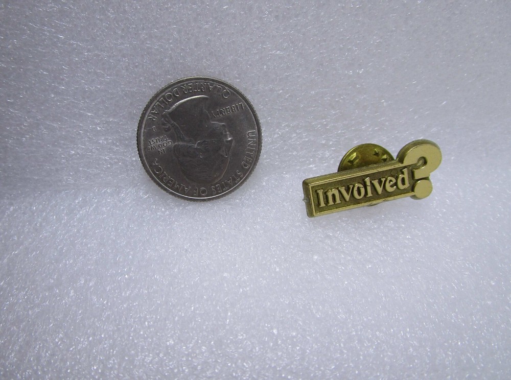 Involved? Plastic Pin