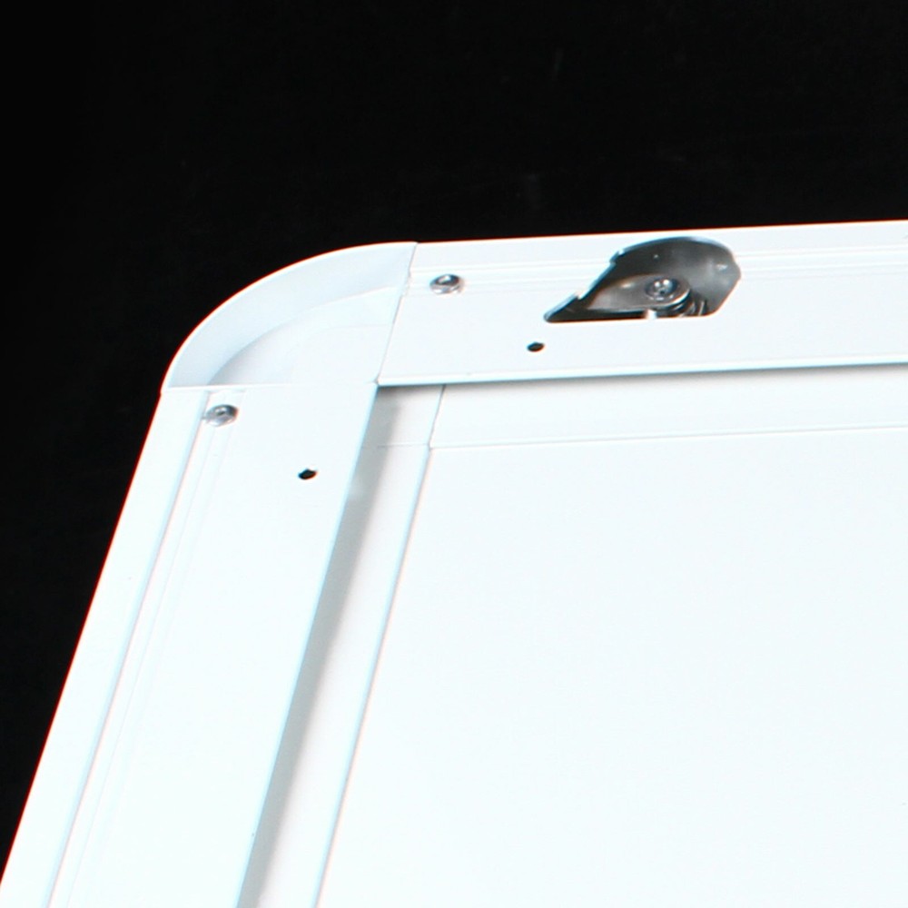 Wall Mount RV Caravan Picnic Folding External Table Aluminum White 800 x 450mm