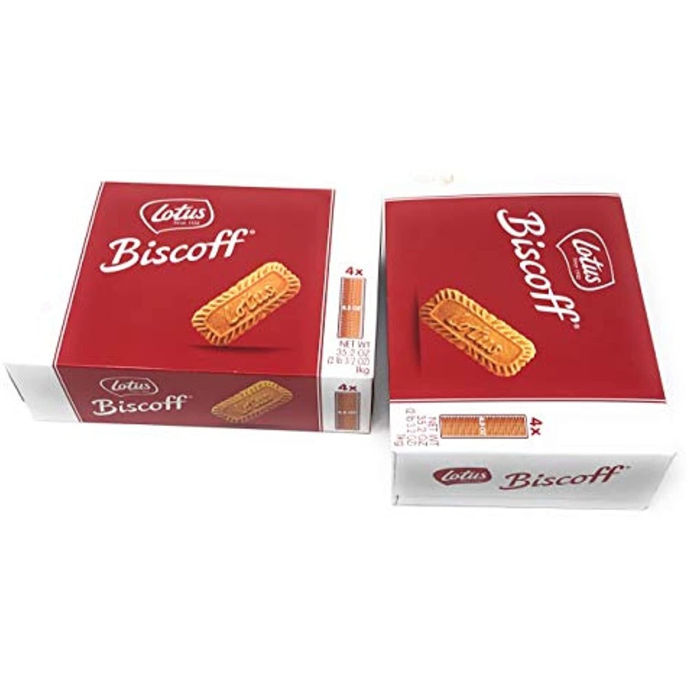Lotus Biscoff Cookies 2 Boxes (4 Packets per Box)