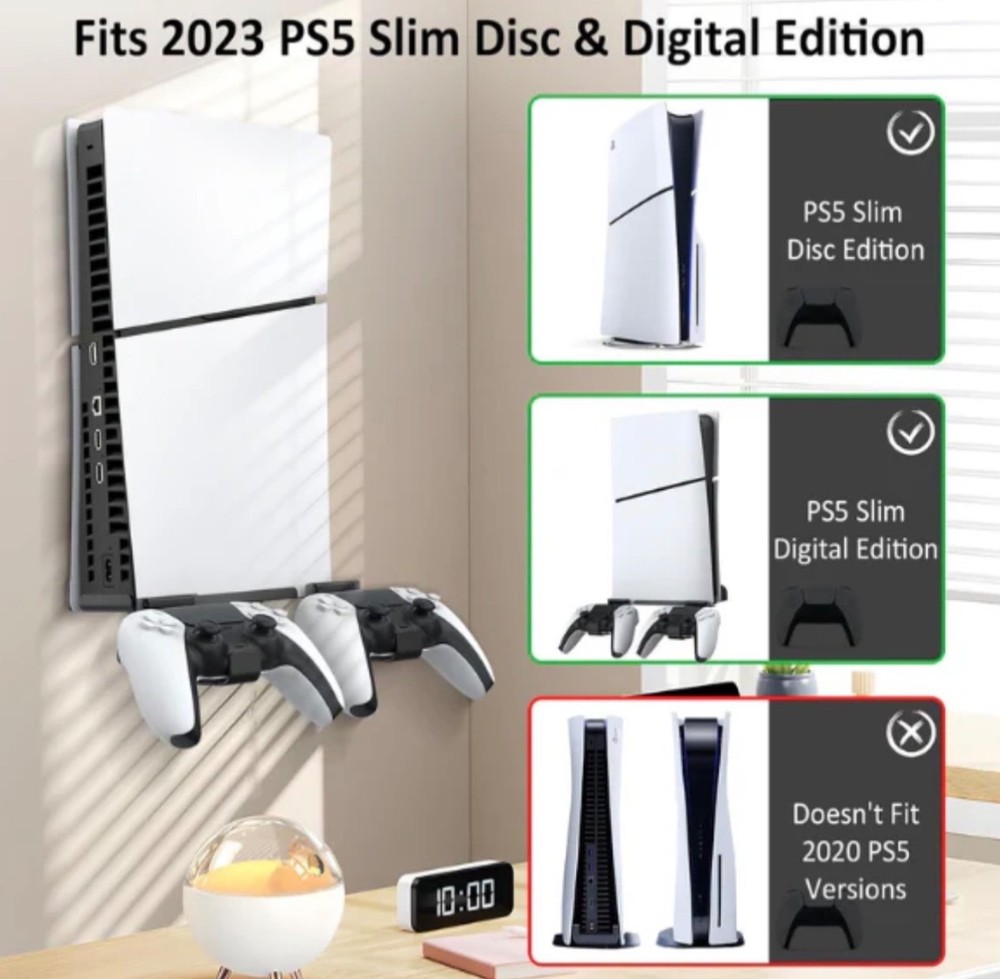 Wall Mount for 5 Slim Disc and Digital Edition, Control Holder Floating Mount