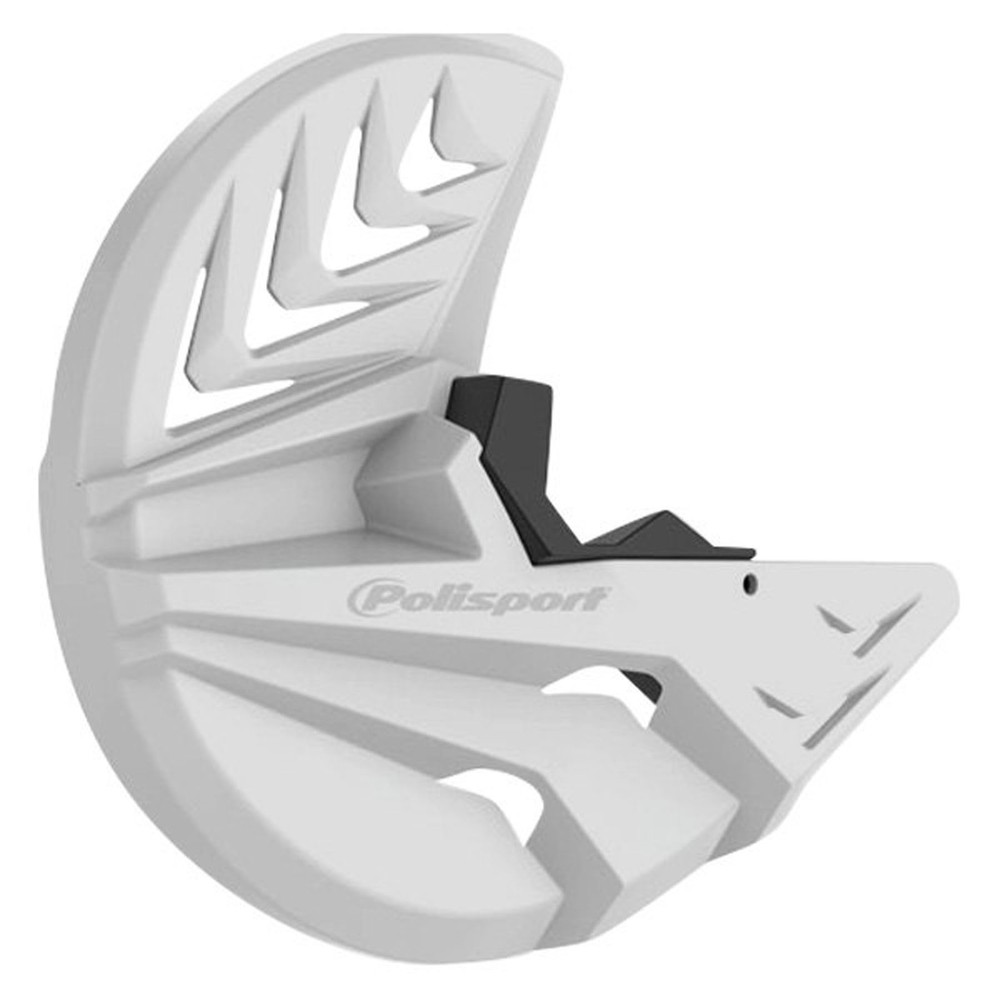 Polisport 8155100002 | White/Black Disk & Bottom Fork Protector