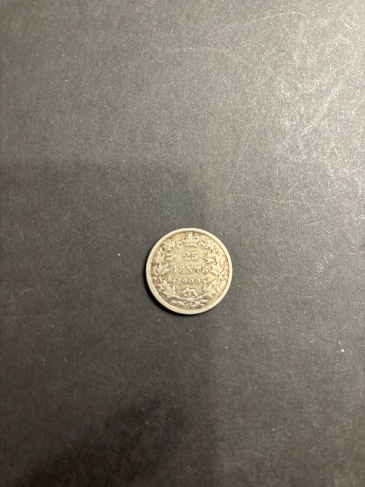 Canada twenty five cent 1900