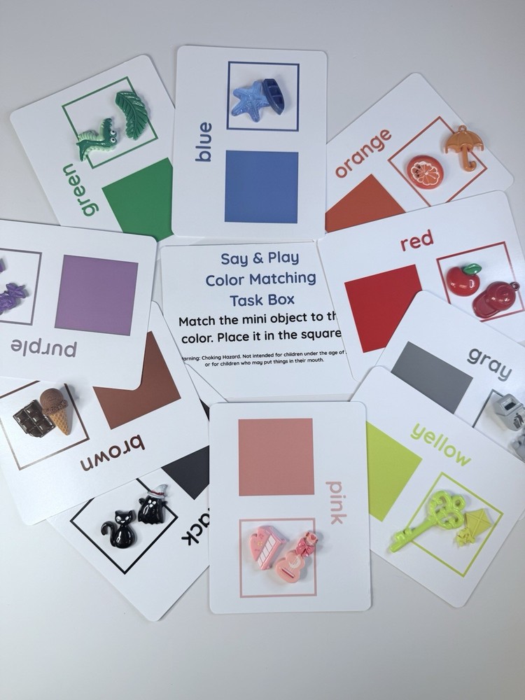 Preschool Activity Set with Mini Objects – 16 Learning Activities With Minis