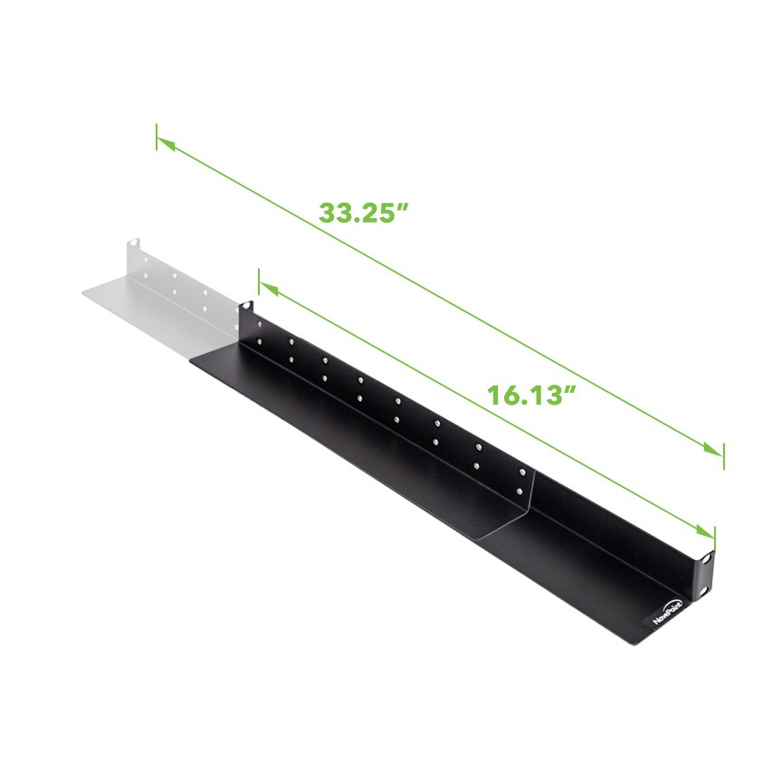 Full Depth Rack Mount Shelf Rail for Dell Compaq - 33.5" deep 1U