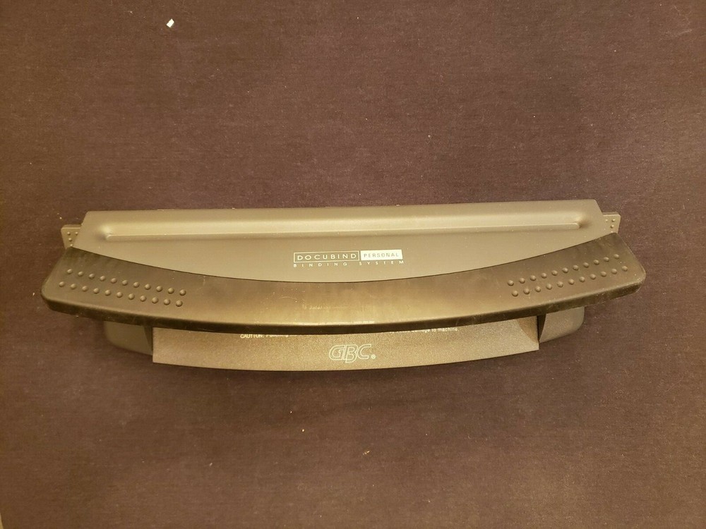 GBC Docubind Personal Presentation Binding System Machine with Bindings Used 1x