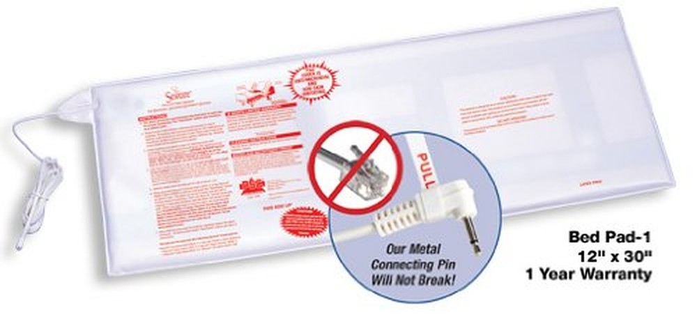 Secure Long Term Bed Exit Patient Alarm Set for Fall & Wandering Prevention