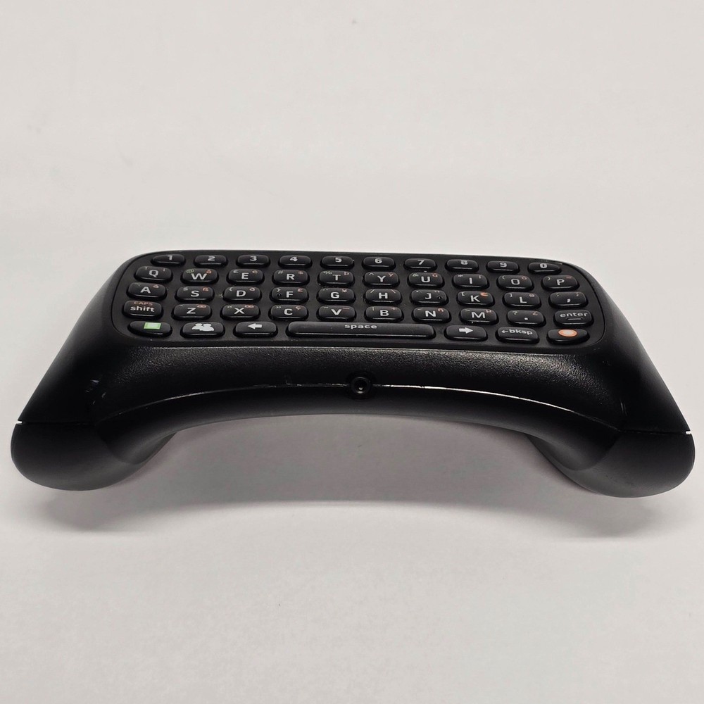 Microsoft Xbox 360 Chatpad Controller Keyboard Accessory Black