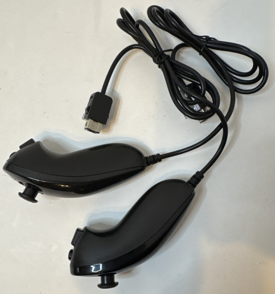 Black Wii Console Bundle RVL-101 Tested & Working