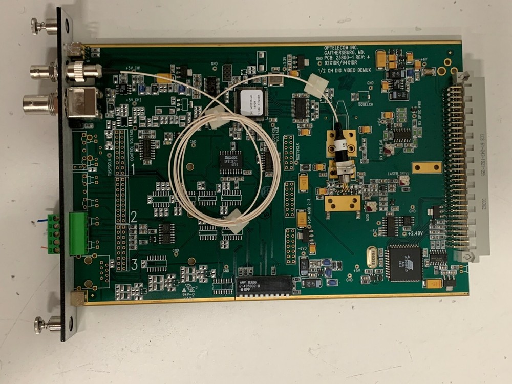 Optelecom 9221DR/SM-ST / Multimode Digital Fiber Optic Video DATA Receiver SYNC