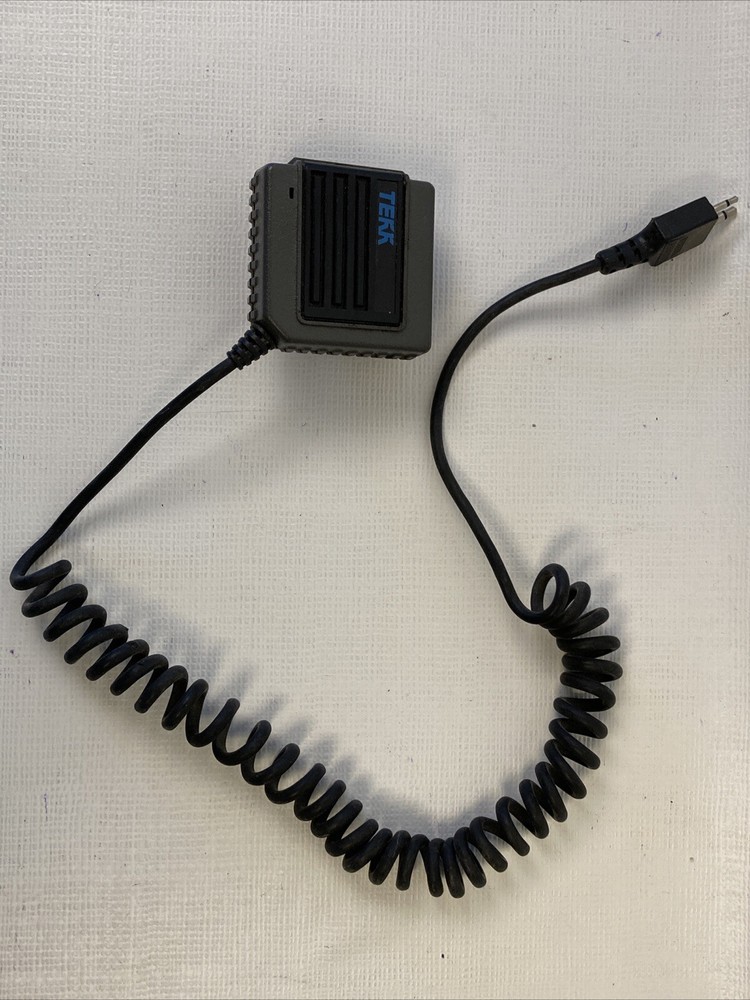 Tekk VHF Transceiver Gray PCI-150A & PTT Attachment (Function Unknown) Untested