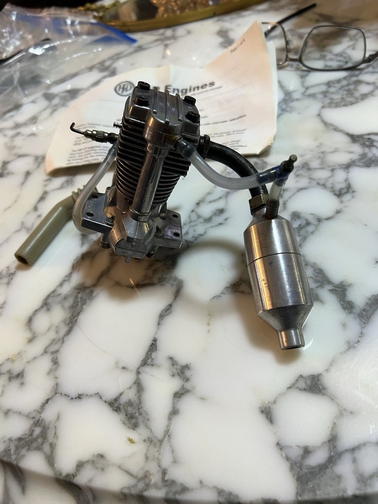 HP VT 49 4 Stroke RC Airplane Engine Used Untested Clean