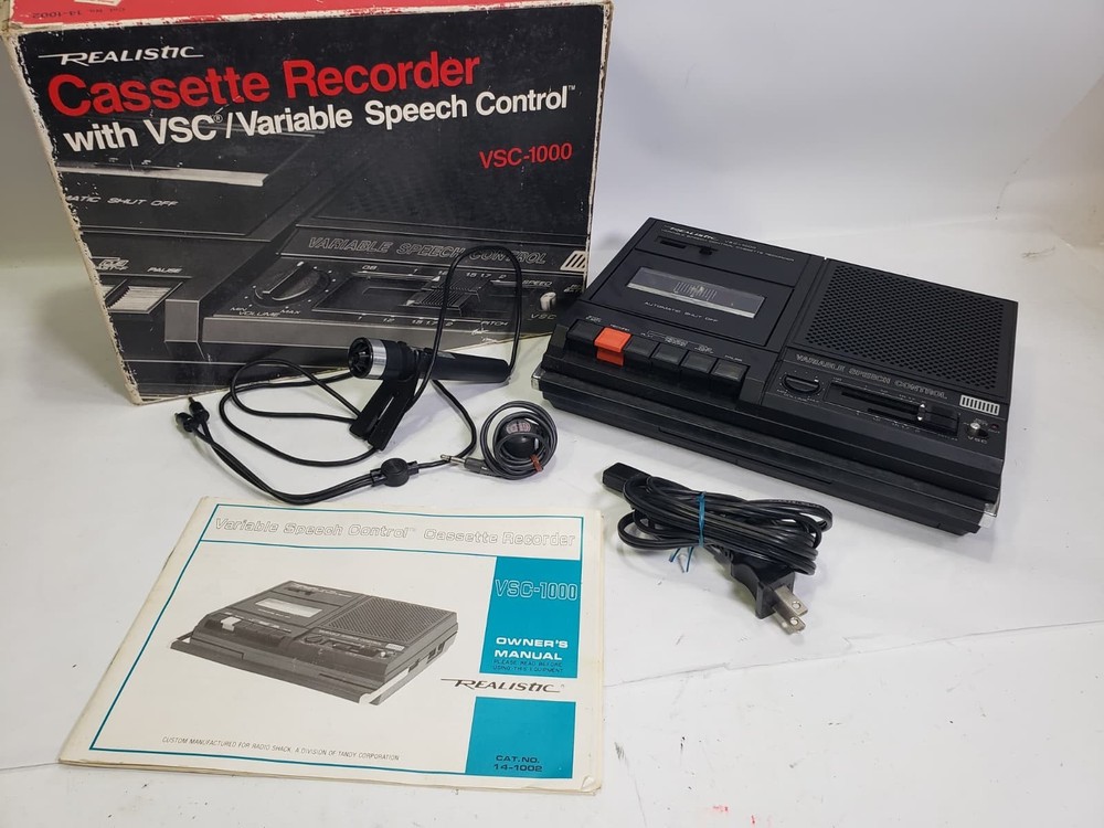 Realistic VSC Variable Speech Control Cassette Recorder VSC-1000