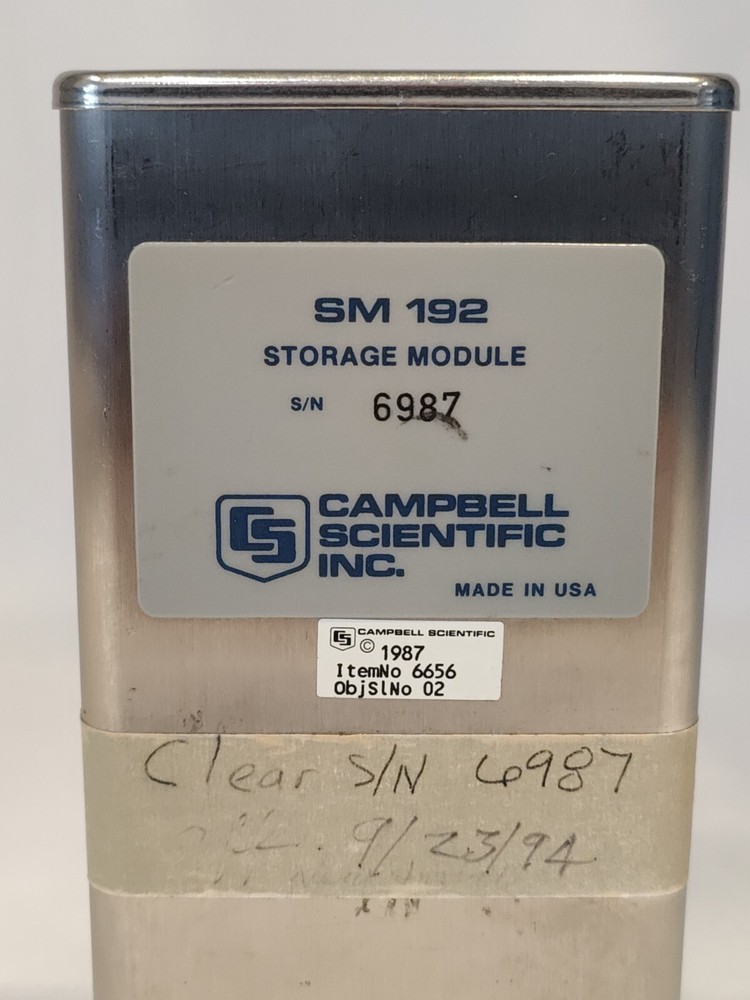 Campbell Scientific SM 192 Storage Module - Serial Connection