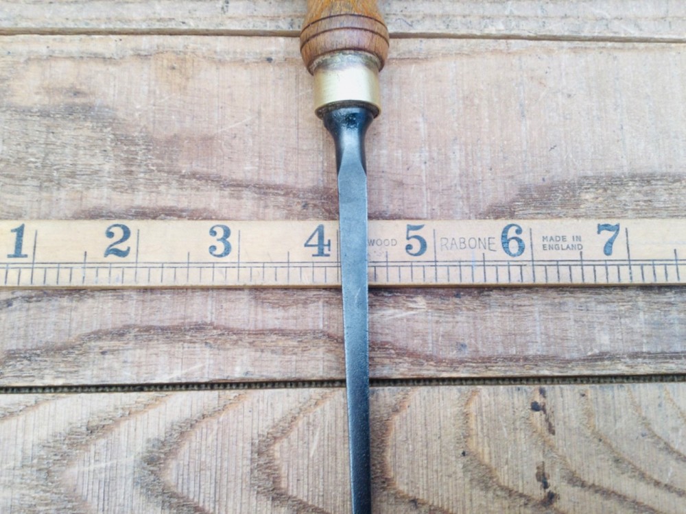 Vintage ¼” Marples & Sons Mortice Chisel
