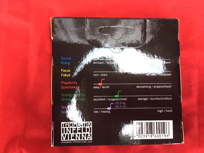 2 x 100% Authentic Dominant Viola String 4/4 Set 15 -16.5" Medium