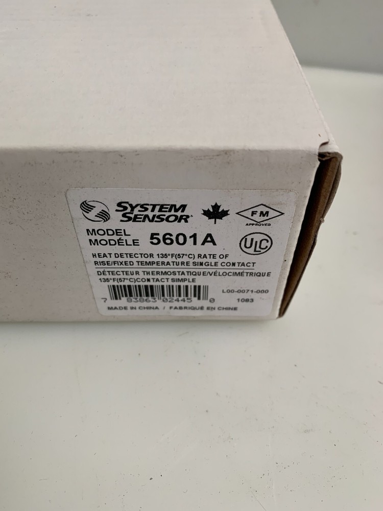 LOT OF 2 SYSTEM SENSOR HEAT DETECTOR 5601A