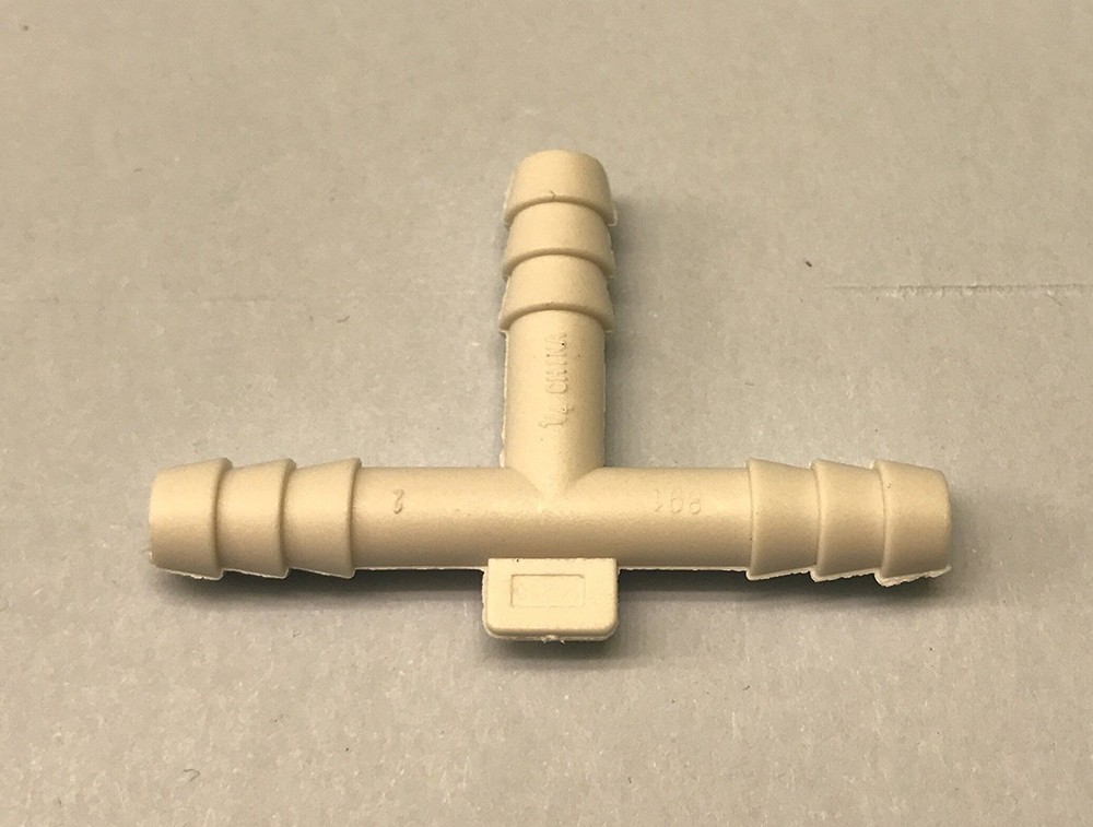 Vacuum Tubing T Connector - Size-1/4"