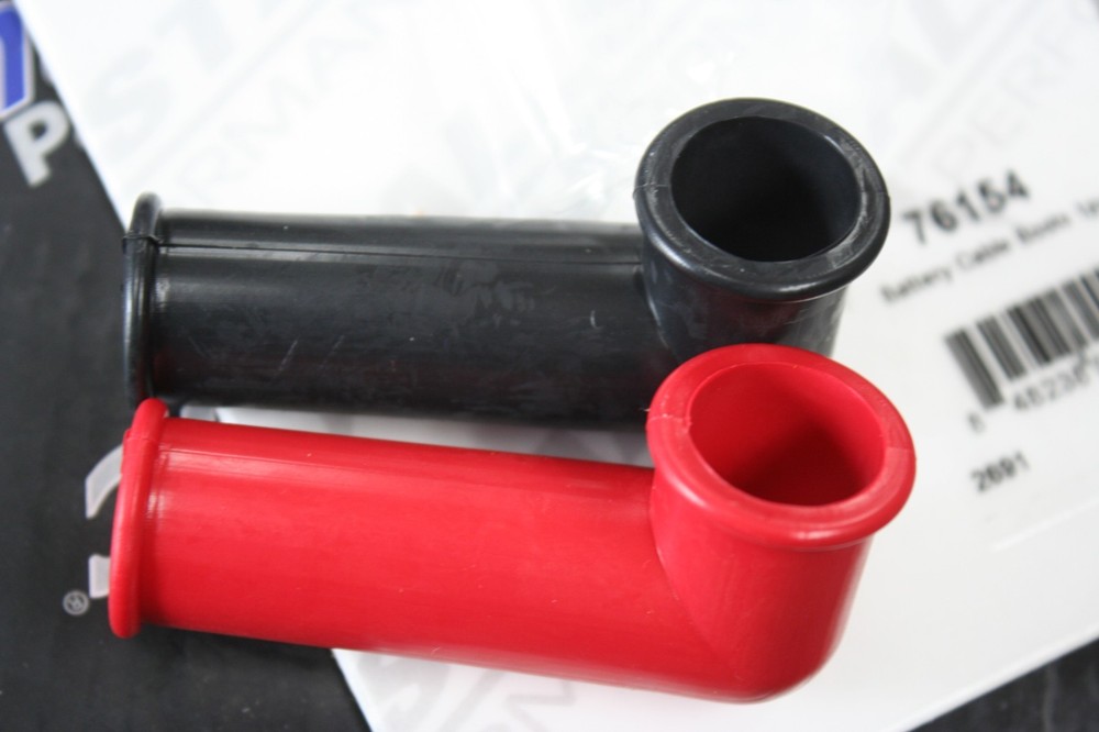 Battery Cable Boots 1pr A BLACK & 1 RED
