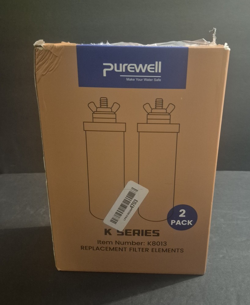 Purewell PF-4 Ceramic 3-Stage Purification Elements, K Series K8013 - 2 Pack