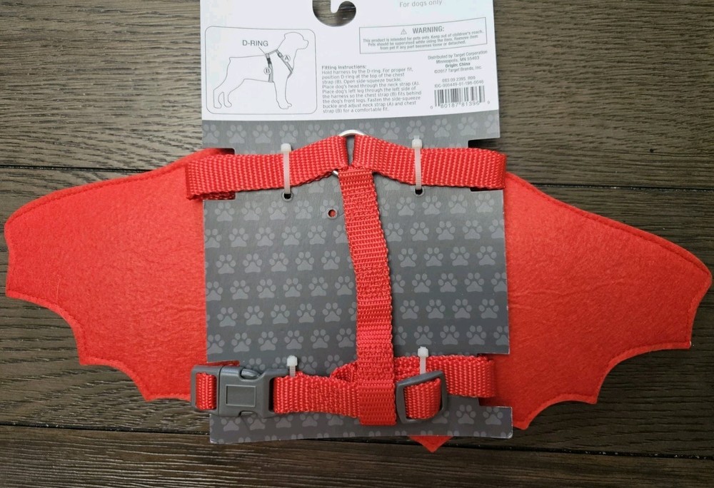 Detachable Devil Wings Dog Harness- Small