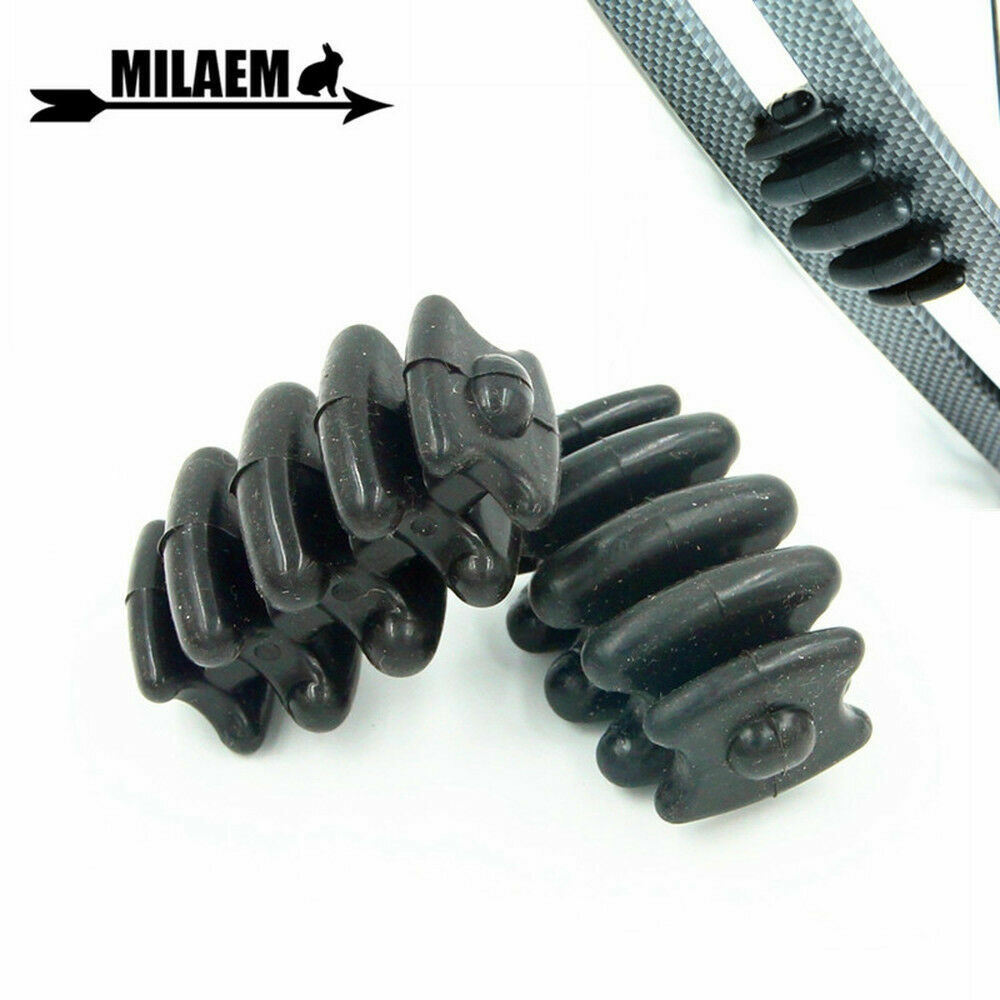 2pcs Bow Limbs Compound Stabilizer Archery Vibration Damper Silencer Shock Shoot